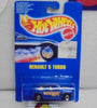 HOT WHEELS 1990 BLUE RENAULT 5 TURBO ON INTERNATIONAL BLUE CARD