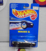 HOT WHEELS 1990 CHROME MERCEDES SL ON INTERNATIONAL BLUE CARD