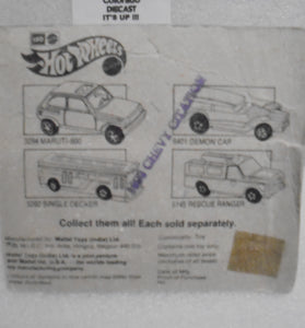 HOT WHEELS LEO INDIA BLUE CHEVY CITATION