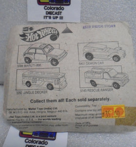 HOT WHEELS LEO INDIA DARK BLUE GRAND SLAM INSIDE STORY VAN