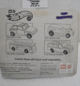 HOT WHEELS LEO INDIA RED AERO EXPRESS INSIDE STORY VAN