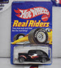 1982 HOT WHEELS REAL RIDERS BLACK FAT FENDERED '40 UNPUNCHED CREASED CARD