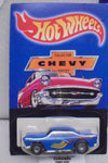 HOT WHEELS NEWSLETTER BLUE '55 CHEVY W/REAL RIDERS