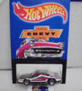 HOT WHEELS NEWSLETTER BLACK/WHITE CHEVY STOCKER  W/7 SPOKES