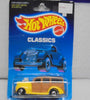 1988 HOT WHEELS Classics Yellow 40's Woodie w/Blackwalls