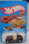 1982 HOT WHEELS Brown Jeep CJ7 w/Blackwalls Unpunched Card