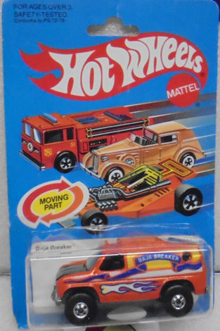 1982 HOT WHEELS Orange Baja Breaker Van w/Blackwalls