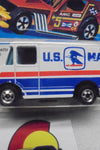 1981 HOT WHEELS White U.S. Mail Letter Getter Truck w/Blackwalls Unpunched Card