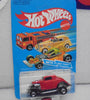 1982 HOT WHEELS Red 3 Window '34 Ford w/Blackwalls Unpunched Card