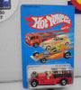 1983 HOT WHEELS Red Old Number 5 Fire Truck w/Blackwalls Unpunched Card