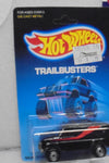 1983 HOT WHEELS Black Baja Breaker Van w/ CT Wheels Unpunched Card