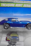 1995 Hot Wheels Treasure Hunt #358 Blue '63 Split Window Corvette