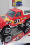 LOOSE 1980's HOT WHEELS Red Ford Bronco w/Grey Hub Real Riders