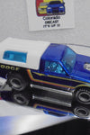 LOOSE 1980's HOT WHEELS Blue Dodge D50 Truck w/Grey Hub Real Riders