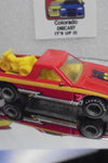 LOOSE 1980's HOT WHEELS Red Dodge Rampage Truck w/Grey Hub Real Riders