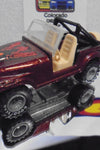 LOOSE 1980's HOT WHEELS Brown Roll Patrol Jeep CJ7 w/Grey Hub Real Riders