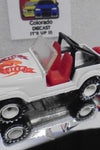 LOOSE 1980's HOT WHEELS White Roll Patrol Jeep CJ7 w/White Hub Real Riders