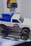 LOOSE 1980's HOT WHEELS White Beach Patrol Truck w/Grey Hub Real Riders