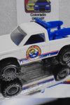 LOOSE 1980's HOT WHEELS White Beach Patrol Truck w/Grey Hub Real Riders