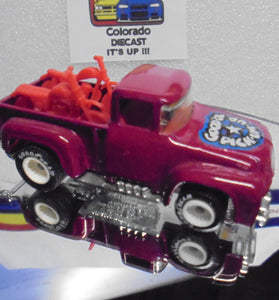 LOOSE 1980's HOT WHEELS Plum Good 'Ol Pick-Em Up Truck w/White Hub Real Riders