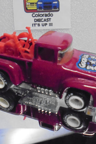LOOSE 1980's HOT WHEELS Plum Good 'Ol Pick-Em Up Truck w/White Hub Real Riders