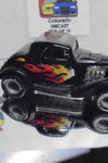 LOOSE 1980's HOT WHEELS Black 3-Window '34 Ford w/Grey Hub Real Riders