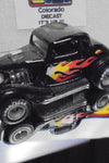 LOOSE 1980's HOT WHEELS Black 3-Window '34 Ford w/Grey Hub Real Riders