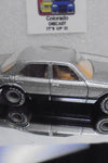 LOOSE 1980's HOT WHEELS Silvre Mercedes 380 SEL w/Grey Hub Real Riders