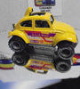 LOOSE 1980's HOT WHEELS Yellow VW Baja Bug w/Grey Hub Real Riders