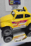 LOOSE 1980's HOT WHEELS Yellow VW Baja Bug w/Grey Hub Real Riders