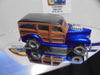 LOOSE 1980's HOT WHEELS Blue 40's Woodie w/Grey Hub Real Riders