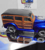 LOOSE 1980's HOT WHEELS Blue 40's Woodie w/Grey Hub Real Riders