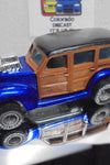 LOOSE 1980's HOT WHEELS Blue 40's Woodie w/Grey Hub Real Riders