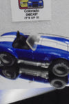 LOOSE 1980's HOT WHEELS Blue Shelby Cobra w/Grey Hub Real Riders