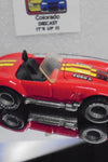 LOOSE 1980's HOT WHEELS Red Shelby Cobra w/Grey Hub Real Riders