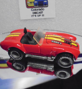 LOOSE 1980's HOT WHEELS Red Shelby Cobra w/Grey Hub Real Riders