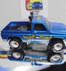 LOOSE 1980's HOT WHEELS Blue Bywayman Truck w/White Hub Real Riders