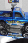 LOOSE 1980's HOT WHEELS Blue Bywayman Truck w/Grey Hub Real Riders