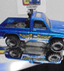 LOOSE 1980's HOT WHEELS Blue Bywayman Truck w/Grey Hub Real Riders