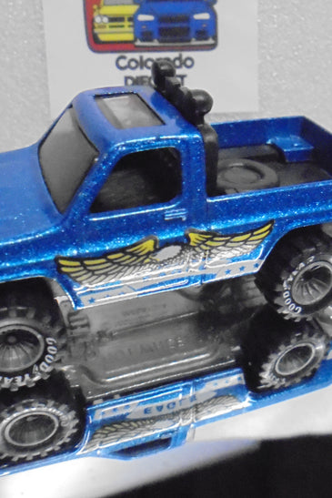LOOSE 1980's HOT WHEELS Blue Bywayman Truck w/Grey Hub Real Riders
