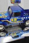 LOOSE 1980's HOT WHEELS Blue Jeep Scrambler w/White Hub Real Riders