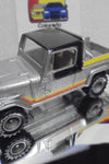 LOOSE 1980's HOT WHEELS Silver Jeep Scrambler w/Grey Hub Real Riders