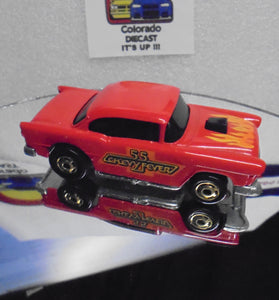 Loose Hot Wheels Red/White '55 Chevy Bel Air w/GHO's