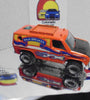 LOOSE 1980's HOT WHEELS Orange Baja Breaker Van w/Grey Hub Real Riders