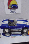 LOOSE 1980's HOT WHEELS Blue Shelby Cobra w/White Hub Real Riders