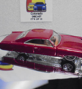 LOOSE HOT WHEELS West Coast Customs Red '65 Pontiac Bonneville w/Real Riders