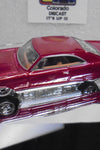 LOOSE HOT WHEELS West Coast Customs Red '65 Pontiac Bonneville w/Real Riders