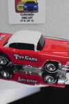 LOOSE HOT WHEELS Red Toy Cars '55 Chevy w/Real Riders