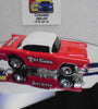 LOOSE HOT WHEELS Red Toy Cars '55 Chevy w/Real Riders