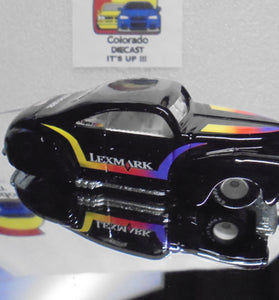 LOOSE HOT WHEELS Black Lexmark Tail Dragger w/Real Riders